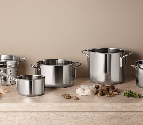 Eva Trio Recycled Stainless Steel gryde uden belægning 6,5 liter