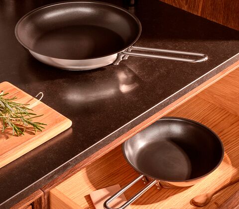 Eva Trio Stainless Steel Slip-let stegepande Ø28 cm