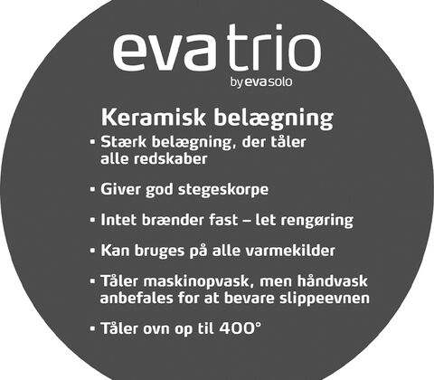Eva Trio Recycled Stainless Steel kasserolle med keramisk Slip-Let® belægning 1,8 liter