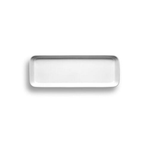 Eva Trio Legio Nova serveringsfad hvid 37x13 cm