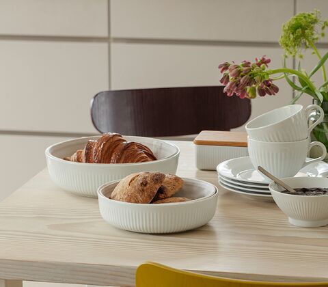 Eva Trio Legio Nova brødkurv hvid 24 cm