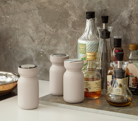 Eva Solo Sapor peberkværn sand H15 cm