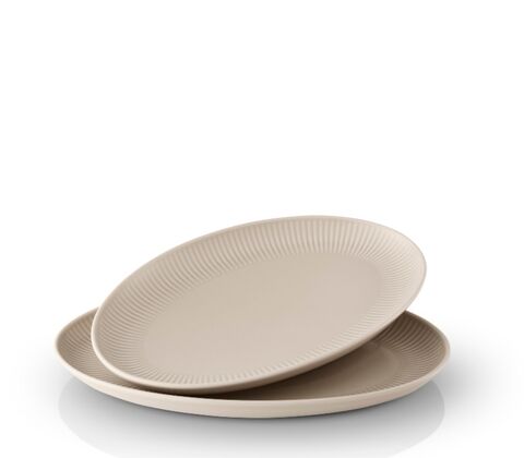 Eva Trio Legio Nova Palette oval tallerken beige Ø 24,5 cm