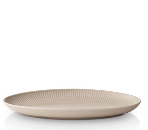 Eva Trio Legio Nova Palette oval tallerken beige Ø 24,5 cm
