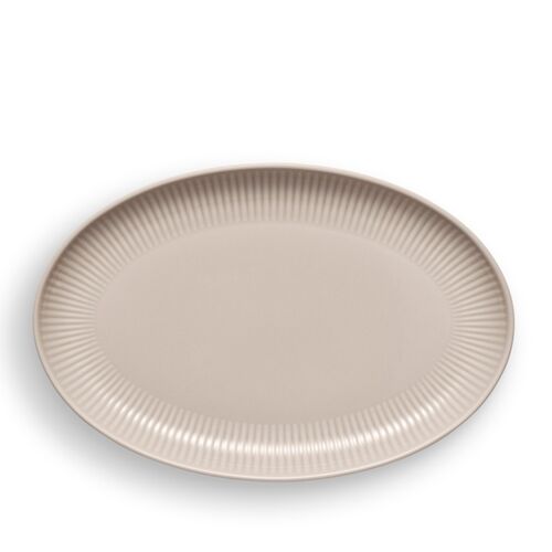 Eva Trio Legio Nova Palette oval tallerken beige Ø 24,5 cm
