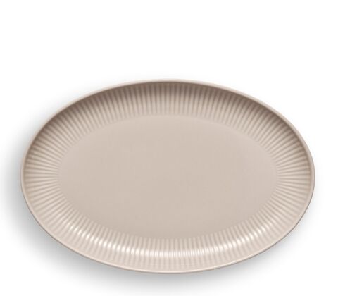 Eva Trio Legio Nova Palette oval tallerken beige Ø 24,5 cm