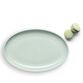 Eva Trio Legio Nova Palette oval tallerken mint Ø 24,5 cm