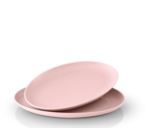 Eva Trio Legio Nova Palette oval tallerken lyserød Ø 24,5 cm