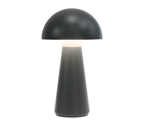Sirius Sam genopladelig lampe 28 cm mørk grå