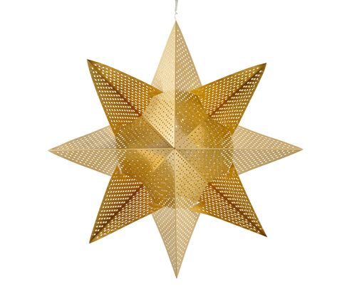 Sirius Lene stjerne guld Ø33 cm