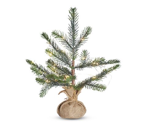 Sirius Bella juletræ med lys hvid H 30 cm