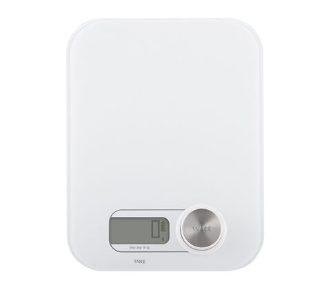 Witt Premium batterifri køkkenvægt hvid