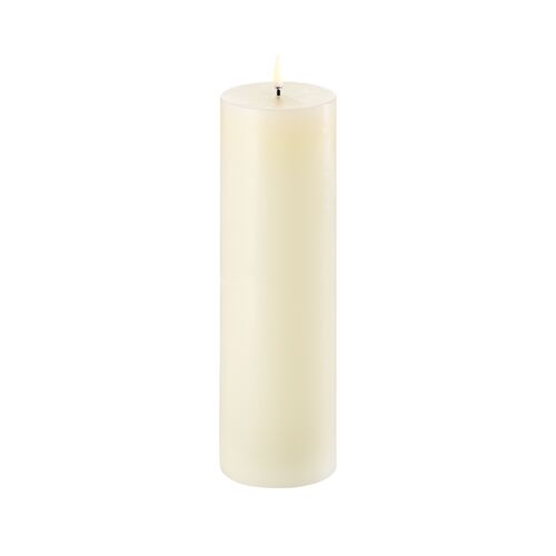 Uyuni Lighting LED bloklys ivory Ø 8 x H 25 cm