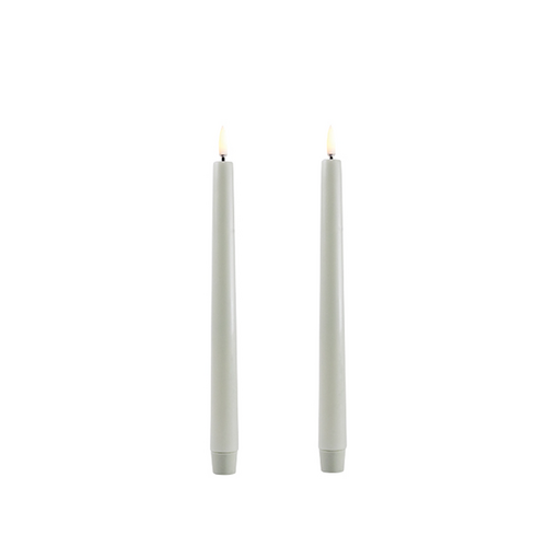 Uyuni Lighting LED stagelys 2 stk. dusty green H 25 cm