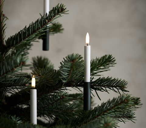 Uyuni Lighting LED juletræslys grøn 6 stk. H 13,8 cm