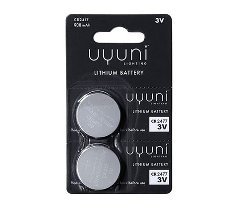 Uyuni Ligthing batterier cr2477 3v 2 stk.