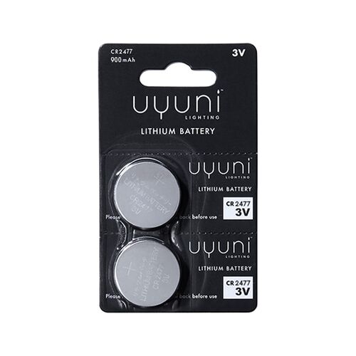 Uyuni Ligthing batterier cr2477 3v 2 stk.