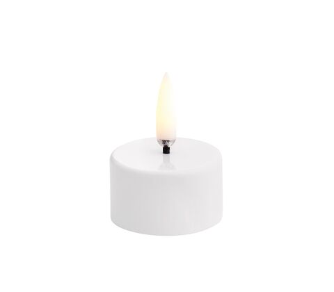 Uyuni Lighting LED fyrfadslys hvid Ø3,9cm