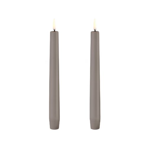 Uyuni Lighting LED stagelys 2 stk. sand H 20,5 cm