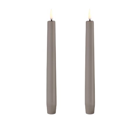Uyuni Lighting LED stagelys 2 stk. sand H 20,5 cm