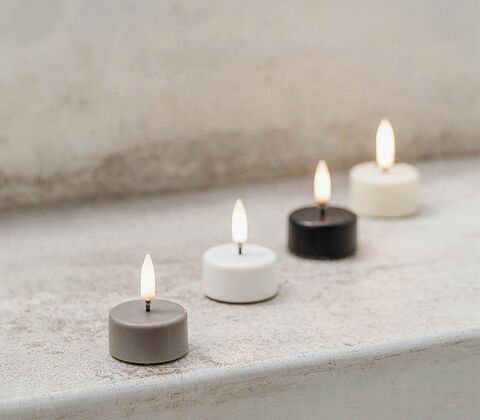 Uyuni Lighting LED fyrfadslys hvid H4 cm