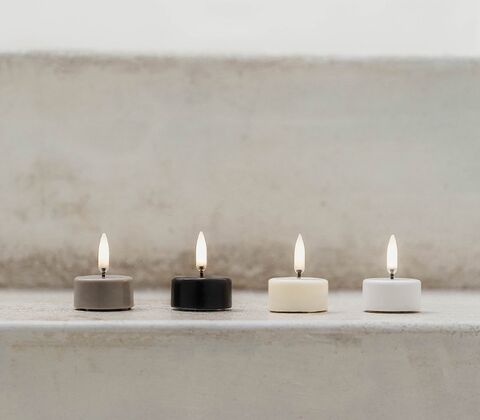 Uyuni Lighting LED fyrfadslys hvid H4 cm