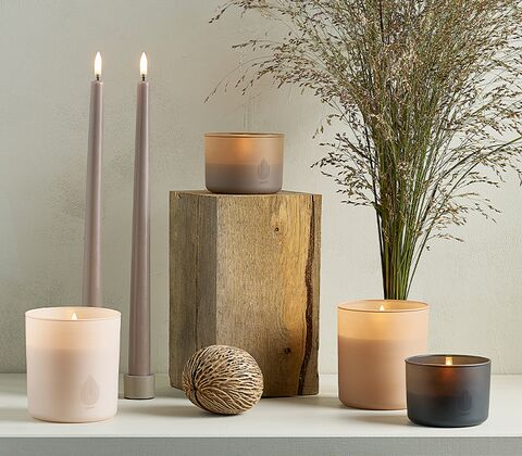 Uyuni Lighting LED glas lys sandstone, H6 cm