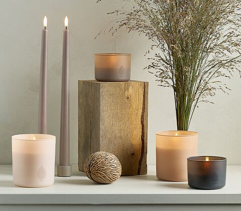 Uyuni Lighting LED glas lys sandstone H10,2 cm