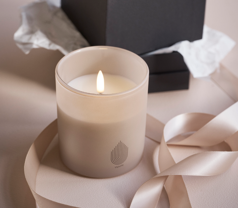 Uyuni Lighting LED glas lys sandstone H10,2 cm