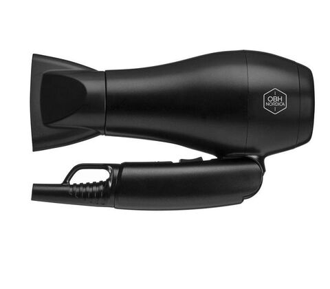 OBH Nordica Artist Dry&Go rejsehårtørrer sort 1100 watt