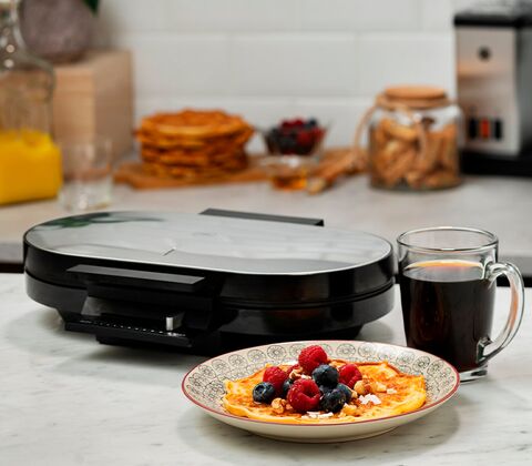 OBH Nordica Deluxe hjerteformet vaffeljern dobbelt