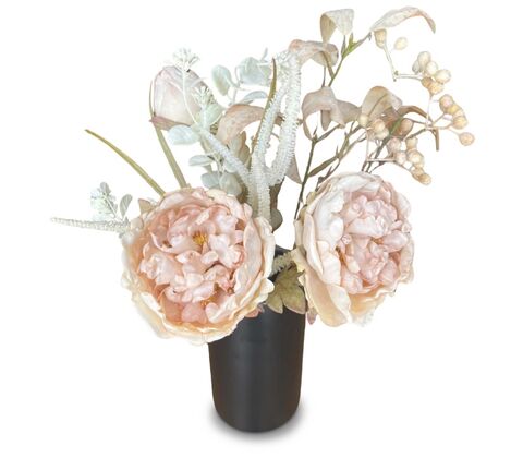 Enjoy evighedsbuket creme H 62 cm