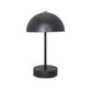 Bordlampe sort opladelig med touch H 25,5 cm