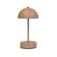 Bordlampe beige opladeligt med touch H 25,5 cm