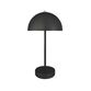 Bordlampe sort opladelig med touch H 35 cm