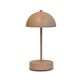 Bordlampe beige opladeligt med touch H 35 cm