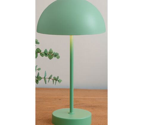 Bordlampe grøn opladeligt med touch H 35 cm