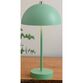 Bordlampe grøn opladeligt med touch H 35 cm