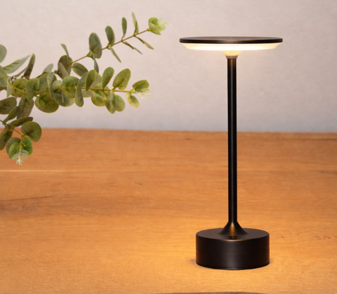 Enjoy bordlampe sort Ø 13 cm H 28 cm