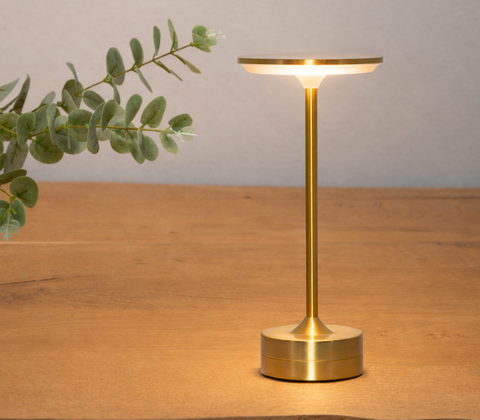 Enjoy bordlampe messing Ø 13 cm H 28 cm