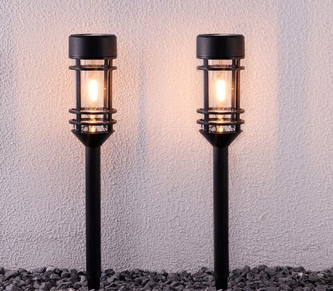 Enjoy solcelle havefakel 2 stk. H 54 cm 