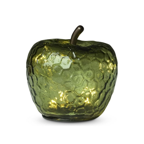 Enjoy solcelle glas æble grøn Ø 15 cm