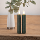 ENJOY LED stagelys 2-pak grøn Ø 2,2 x H 11 cm