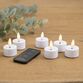 ENJOY LED fyrfadslys 6-pak plast Ø3,6xH2 cm hvid