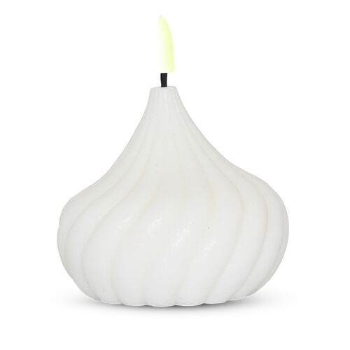 ENJOY LED lys snoet 10x10 cm med timerfunktion hvid