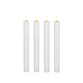 Enjoy LED stagelys genopladelig hvid H 22 cm 4 stk.