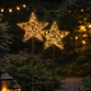 Enjoy LED udendørs stjerner på spyd H 63 cm