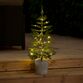 Juletræ i potte med 70 LED lys H 120 cm