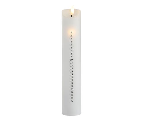LED kalenderlys H 28 cm