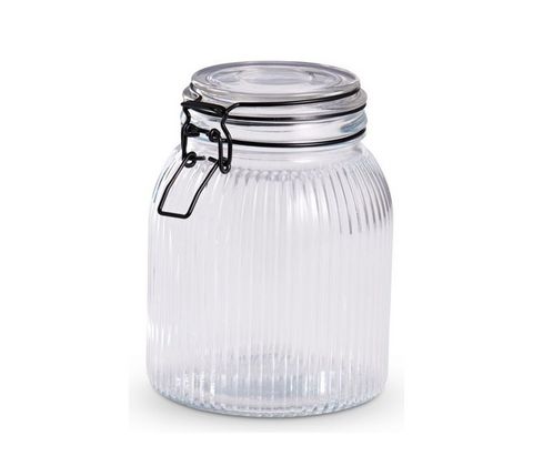 Opbevaringsglas med låg 1,4 liter